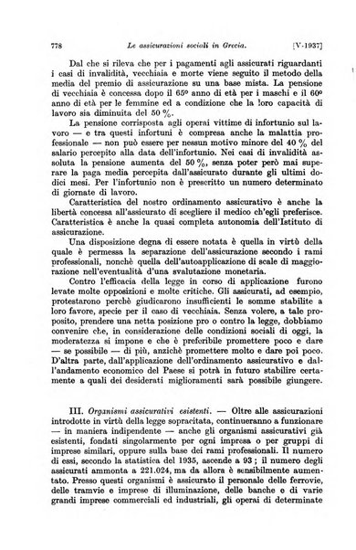 Le assicurazioni sociali pubblicazione della Cassa nazionale per le assicurazioni sociali