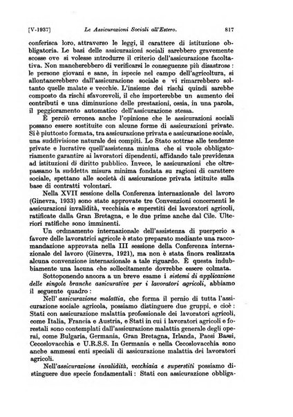 Le assicurazioni sociali pubblicazione della Cassa nazionale per le assicurazioni sociali