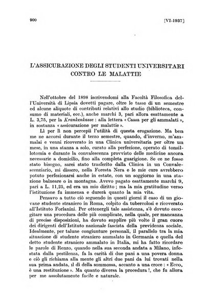 Le assicurazioni sociali pubblicazione della Cassa nazionale per le assicurazioni sociali