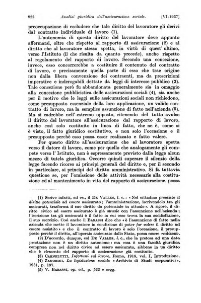 Le assicurazioni sociali pubblicazione della Cassa nazionale per le assicurazioni sociali