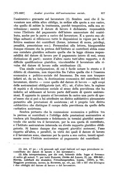 Le assicurazioni sociali pubblicazione della Cassa nazionale per le assicurazioni sociali