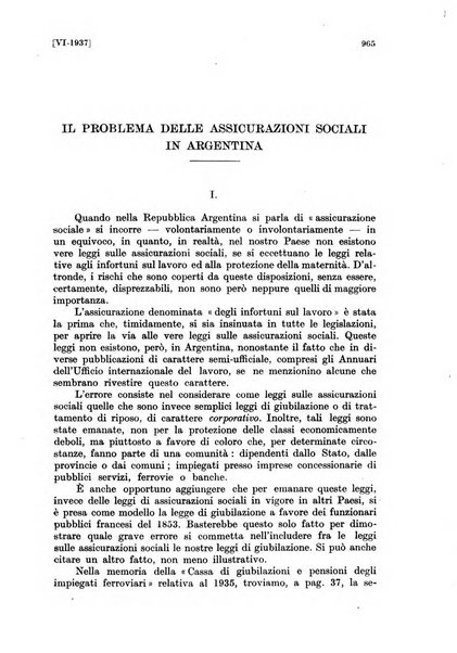 Le assicurazioni sociali pubblicazione della Cassa nazionale per le assicurazioni sociali