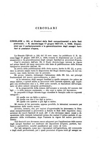 Le assicurazioni sociali pubblicazione della Cassa nazionale per le assicurazioni sociali