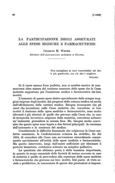 Le assicurazioni sociali pubblicazione della Cassa nazionale per le assicurazioni sociali