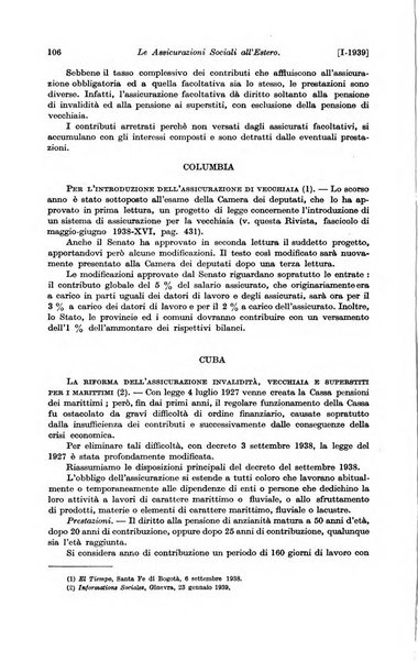 Le assicurazioni sociali pubblicazione della Cassa nazionale per le assicurazioni sociali