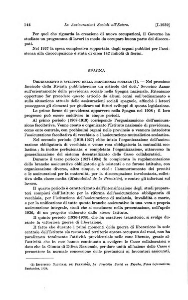 Le assicurazioni sociali pubblicazione della Cassa nazionale per le assicurazioni sociali