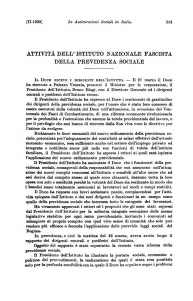 Le assicurazioni sociali pubblicazione della Cassa nazionale per le assicurazioni sociali