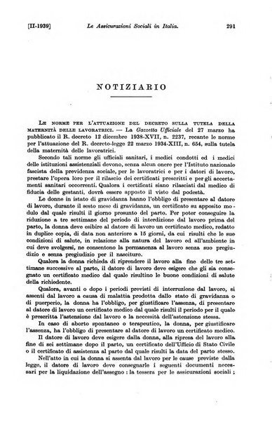 Le assicurazioni sociali pubblicazione della Cassa nazionale per le assicurazioni sociali