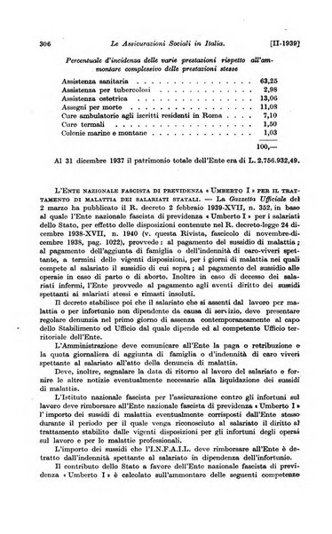 Le assicurazioni sociali pubblicazione della Cassa nazionale per le assicurazioni sociali