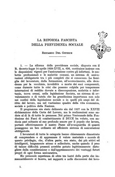 Le assicurazioni sociali pubblicazione della Cassa nazionale per le assicurazioni sociali