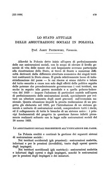 Le assicurazioni sociali pubblicazione della Cassa nazionale per le assicurazioni sociali