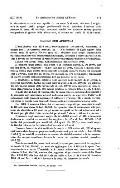 Le assicurazioni sociali pubblicazione della Cassa nazionale per le assicurazioni sociali