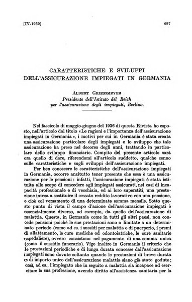 Le assicurazioni sociali pubblicazione della Cassa nazionale per le assicurazioni sociali