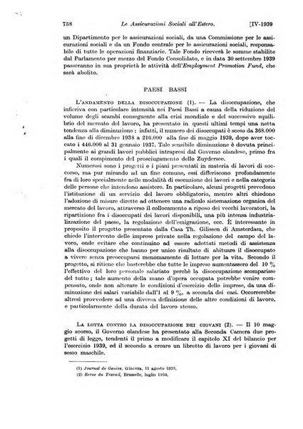 Le assicurazioni sociali pubblicazione della Cassa nazionale per le assicurazioni sociali