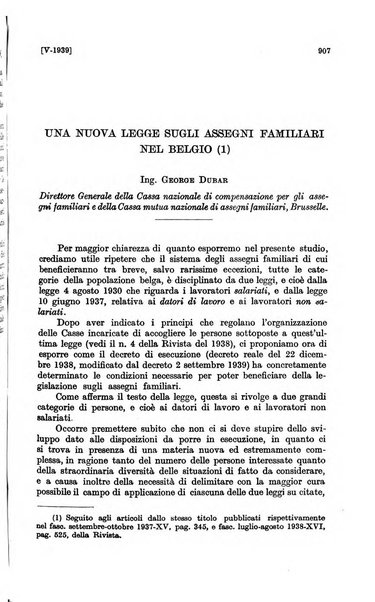 Le assicurazioni sociali pubblicazione della Cassa nazionale per le assicurazioni sociali