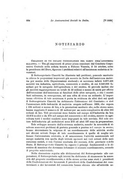 Le assicurazioni sociali pubblicazione della Cassa nazionale per le assicurazioni sociali