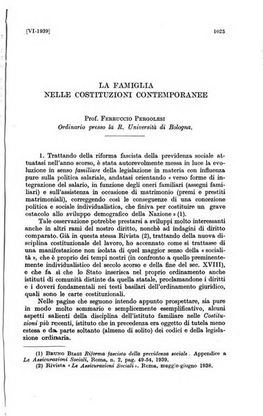 Le assicurazioni sociali pubblicazione della Cassa nazionale per le assicurazioni sociali