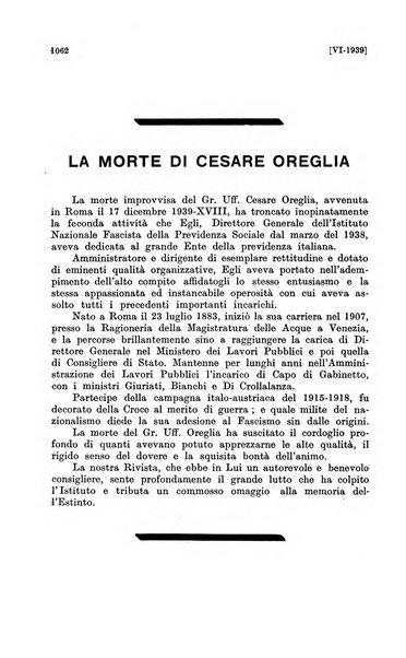 Le assicurazioni sociali pubblicazione della Cassa nazionale per le assicurazioni sociali