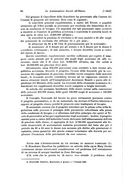 Le assicurazioni sociali pubblicazione della Cassa nazionale per le assicurazioni sociali