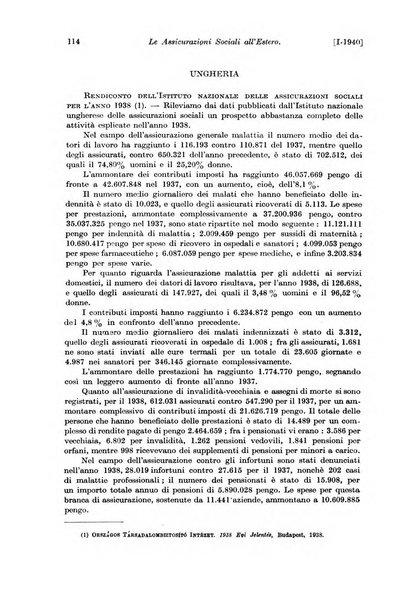 Le assicurazioni sociali pubblicazione della Cassa nazionale per le assicurazioni sociali