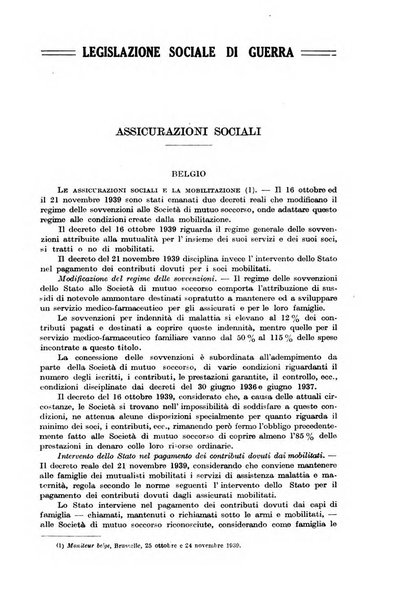 Le assicurazioni sociali pubblicazione della Cassa nazionale per le assicurazioni sociali