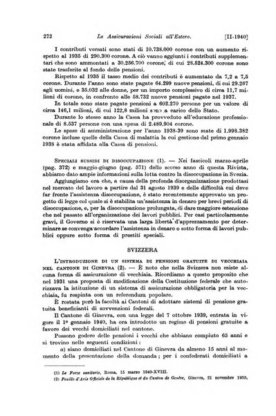 Le assicurazioni sociali pubblicazione della Cassa nazionale per le assicurazioni sociali