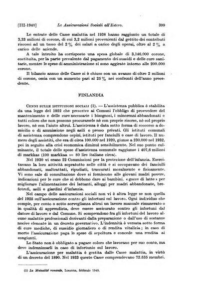 Le assicurazioni sociali pubblicazione della Cassa nazionale per le assicurazioni sociali