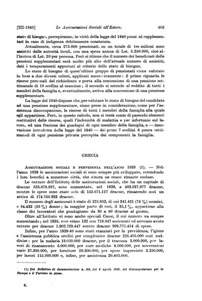 Le assicurazioni sociali pubblicazione della Cassa nazionale per le assicurazioni sociali