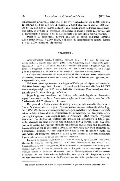 Le assicurazioni sociali pubblicazione della Cassa nazionale per le assicurazioni sociali