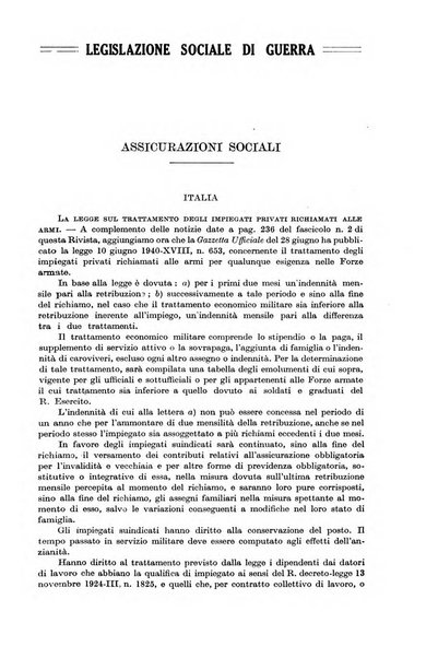 Le assicurazioni sociali pubblicazione della Cassa nazionale per le assicurazioni sociali