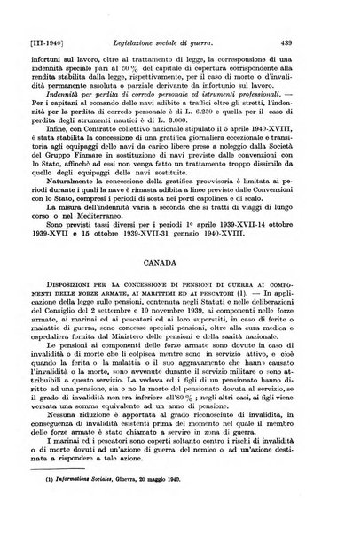 Le assicurazioni sociali pubblicazione della Cassa nazionale per le assicurazioni sociali