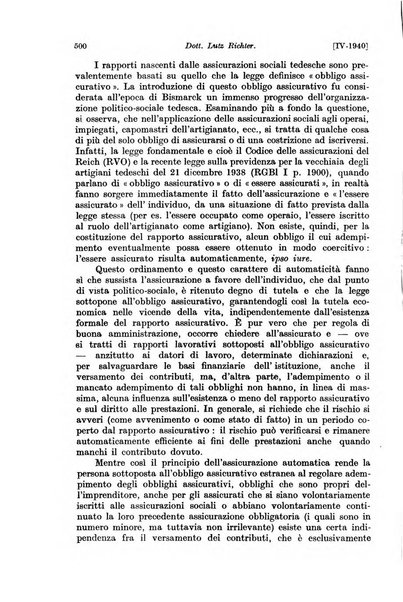 Le assicurazioni sociali pubblicazione della Cassa nazionale per le assicurazioni sociali