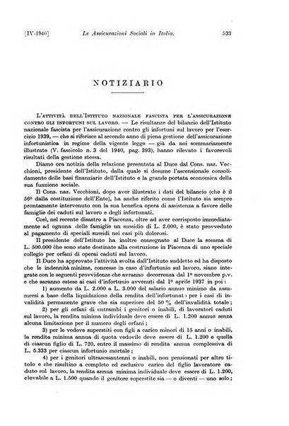 Le assicurazioni sociali pubblicazione della Cassa nazionale per le assicurazioni sociali