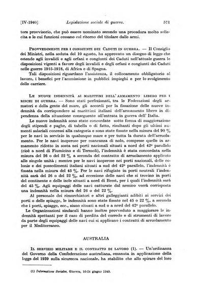 Le assicurazioni sociali pubblicazione della Cassa nazionale per le assicurazioni sociali