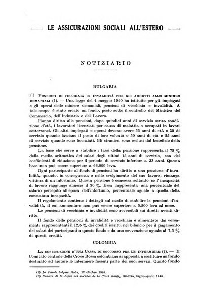 Le assicurazioni sociali pubblicazione della Cassa nazionale per le assicurazioni sociali