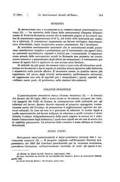 Le assicurazioni sociali pubblicazione della Cassa nazionale per le assicurazioni sociali