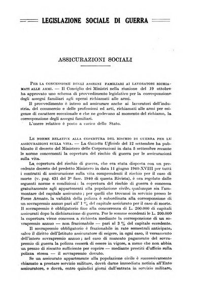 Le assicurazioni sociali pubblicazione della Cassa nazionale per le assicurazioni sociali