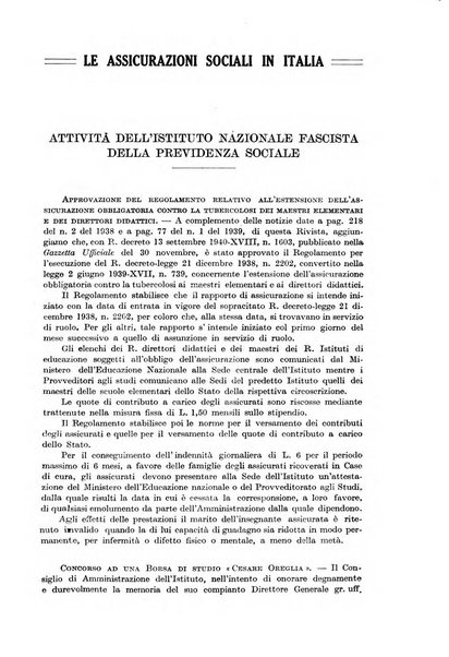 Le assicurazioni sociali pubblicazione della Cassa nazionale per le assicurazioni sociali