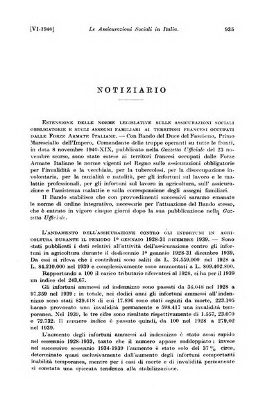 Le assicurazioni sociali pubblicazione della Cassa nazionale per le assicurazioni sociali