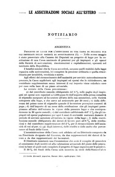 Le assicurazioni sociali pubblicazione della Cassa nazionale per le assicurazioni sociali