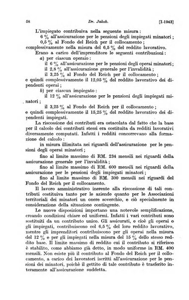 Le assicurazioni sociali pubblicazione della Cassa nazionale per le assicurazioni sociali