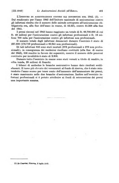 Le assicurazioni sociali pubblicazione della Cassa nazionale per le assicurazioni sociali