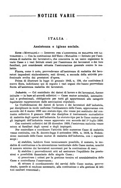 Le assicurazioni sociali pubblicazione della Cassa nazionale per le assicurazioni sociali