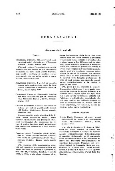 Le assicurazioni sociali pubblicazione della Cassa nazionale per le assicurazioni sociali