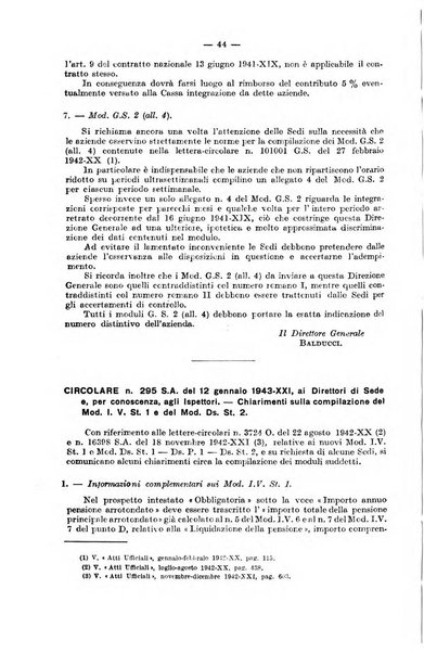 Le assicurazioni sociali pubblicazione della Cassa nazionale per le assicurazioni sociali