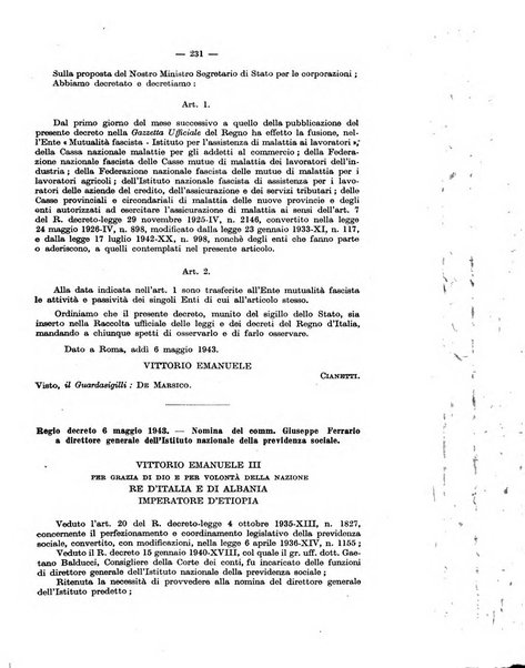 Le assicurazioni sociali pubblicazione della Cassa nazionale per le assicurazioni sociali