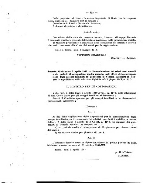 Le assicurazioni sociali pubblicazione della Cassa nazionale per le assicurazioni sociali