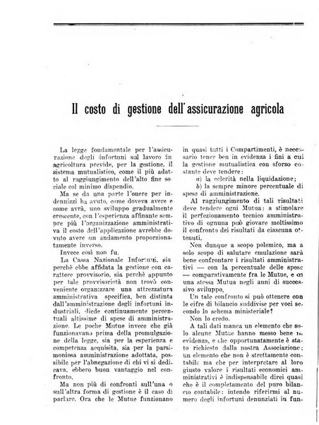 L'assistenza sociale agricola rivista mensile di infortunistica e assistenza sociale