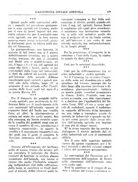 L'assistenza sociale agricola rivista mensile di infortunistica e assistenza sociale