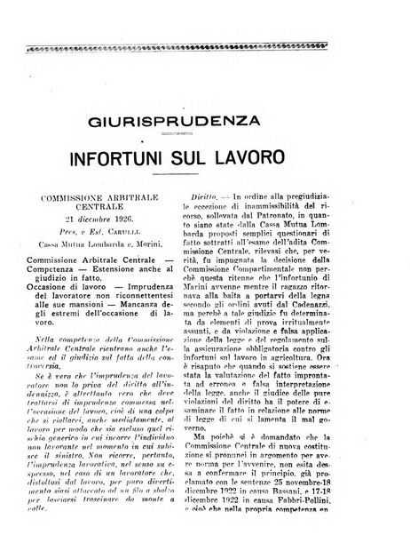 L'assistenza sociale agricola rivista mensile di infortunistica e assistenza sociale